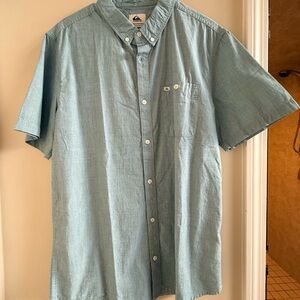Quiksilver Men's Light Blue Casual Shirt
